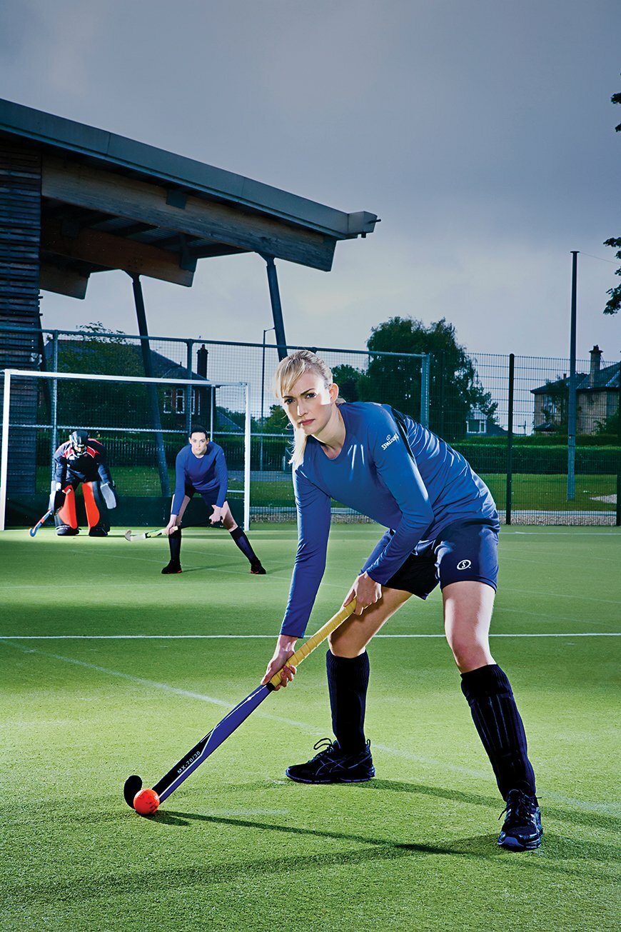 LADIES' SPALDING ESSENTIAL ROYAL BLUE LONG SLEEVE TEE