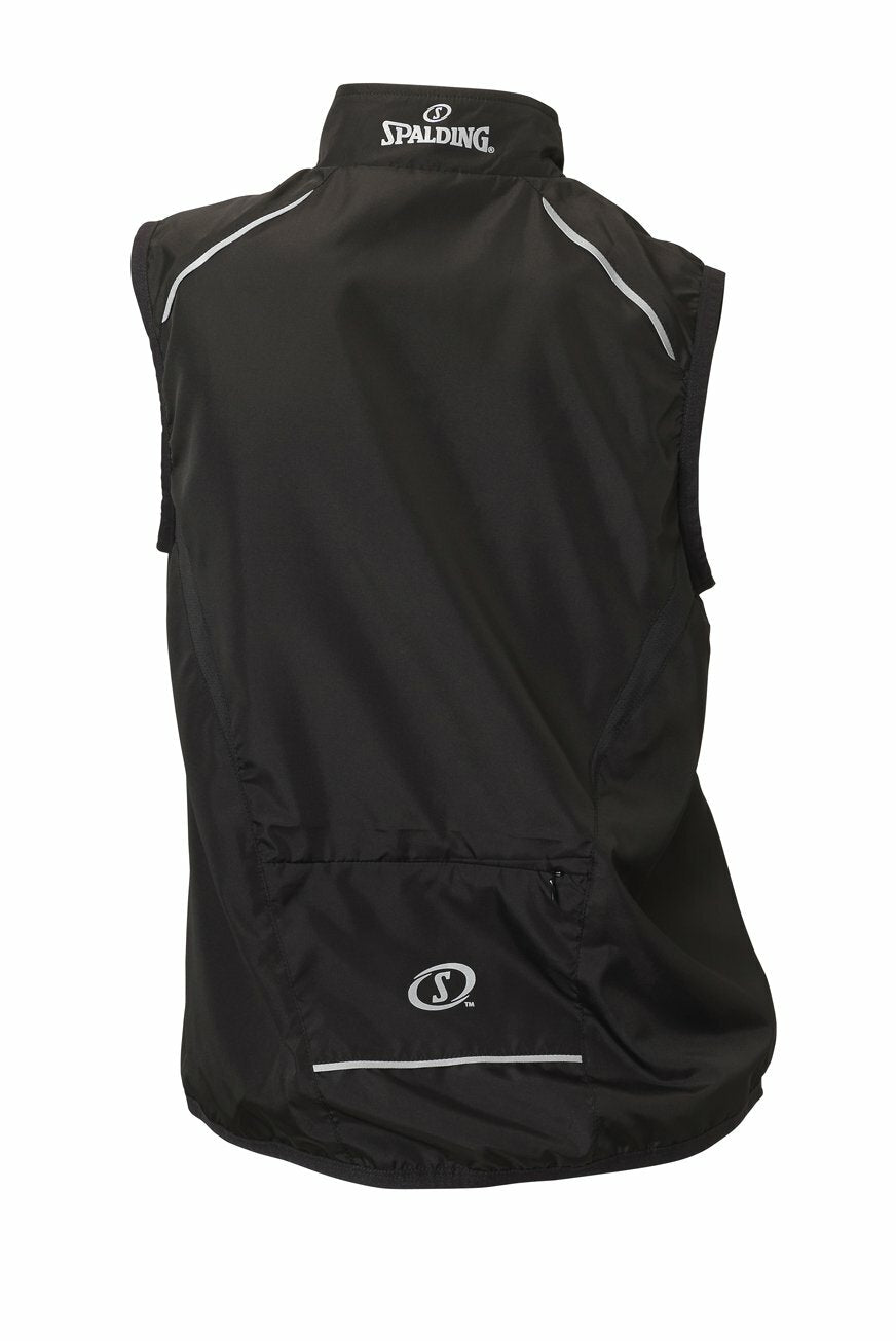 Ladies' Spalding Exhiliration Black Gilet - Medium