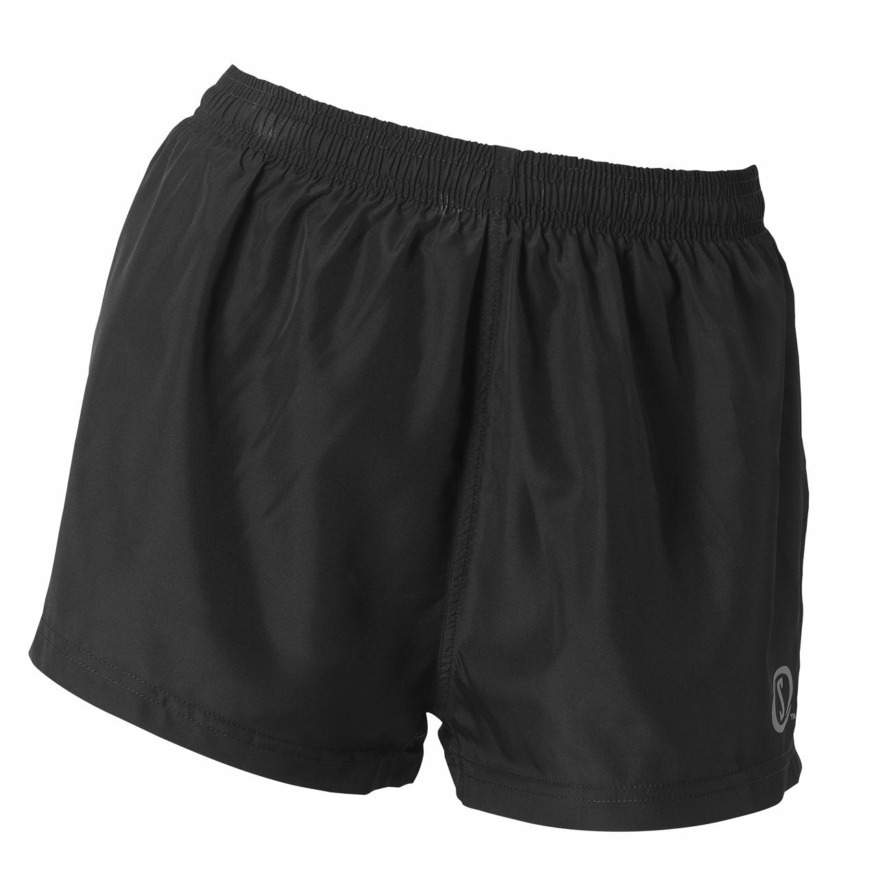 Ladies' Spalding Black Racer Shorts