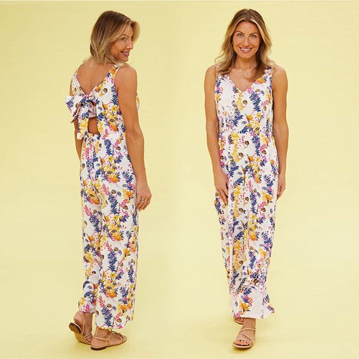 Multi Colour Floral print Jumpsuit