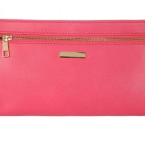 Double Zip Clutch Bag