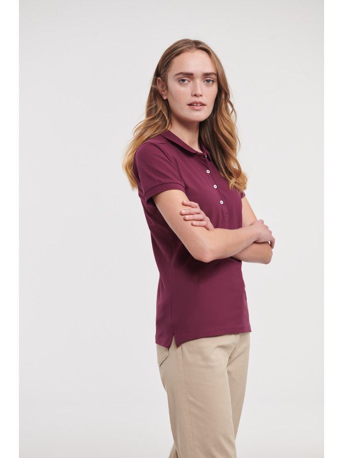 Ladies' Fitted Stretch Polo Shirt