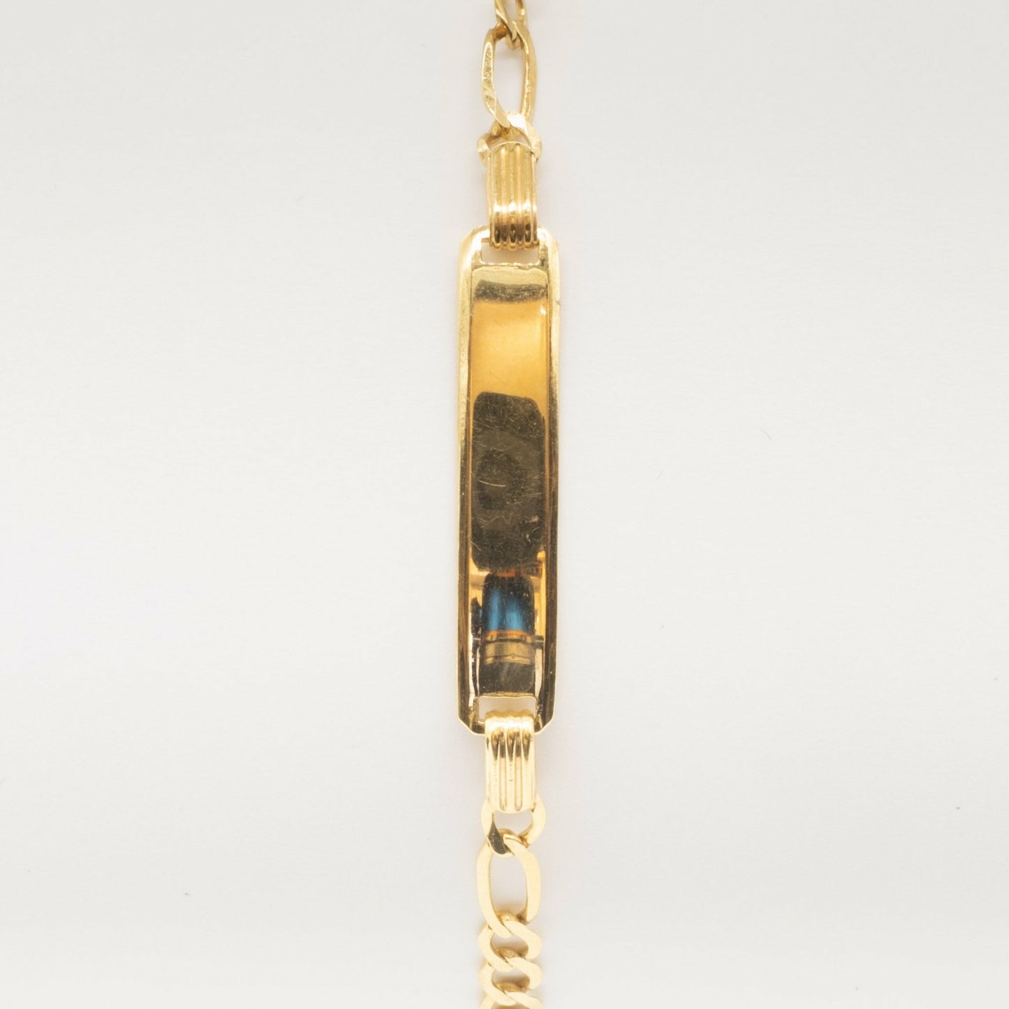 9ct yellow gold ladies ID bracelet