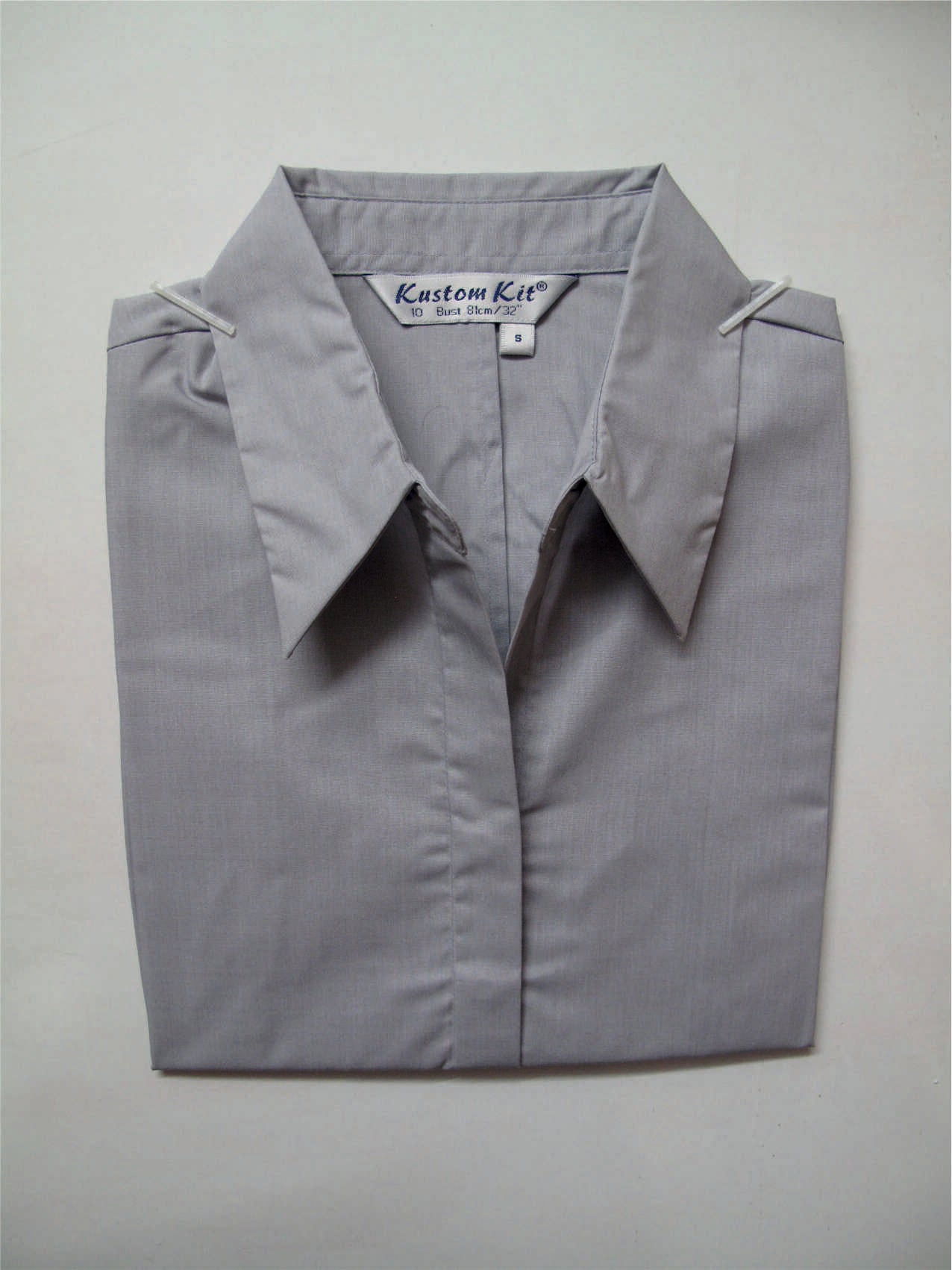 Continental Silver Grey 3/4 Length Sleeve Blouse