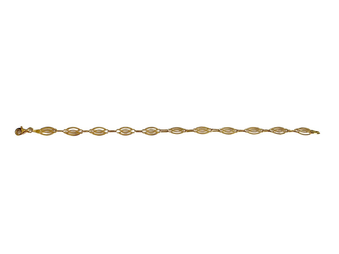 9ct yellow gold Fancy Link Bracelet