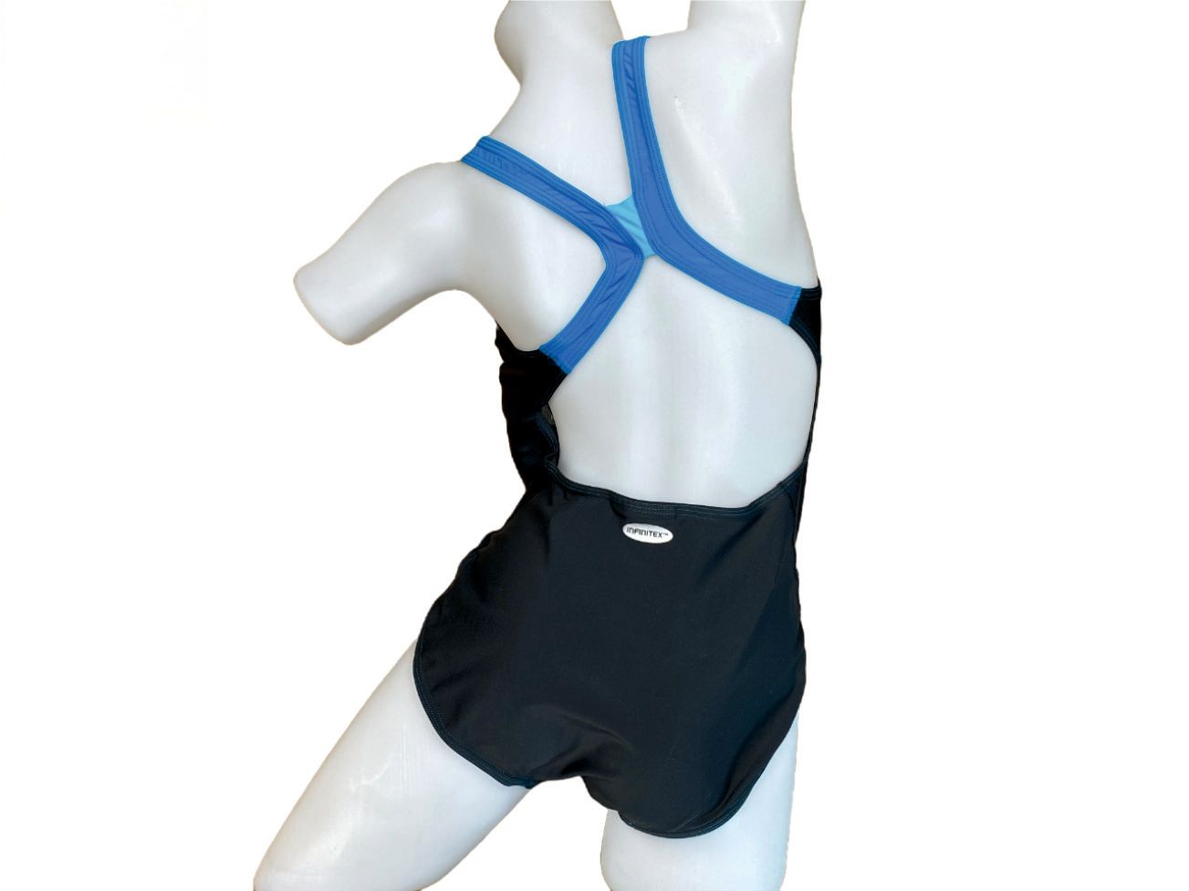 Adidas Infinitex Black & Blue swimming costume