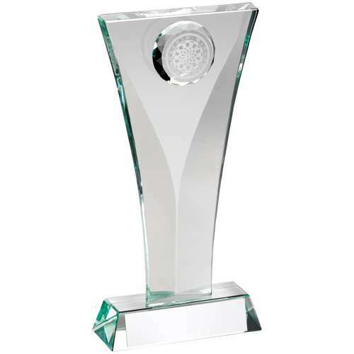 Darts Jade Glass Award in 3 sizes