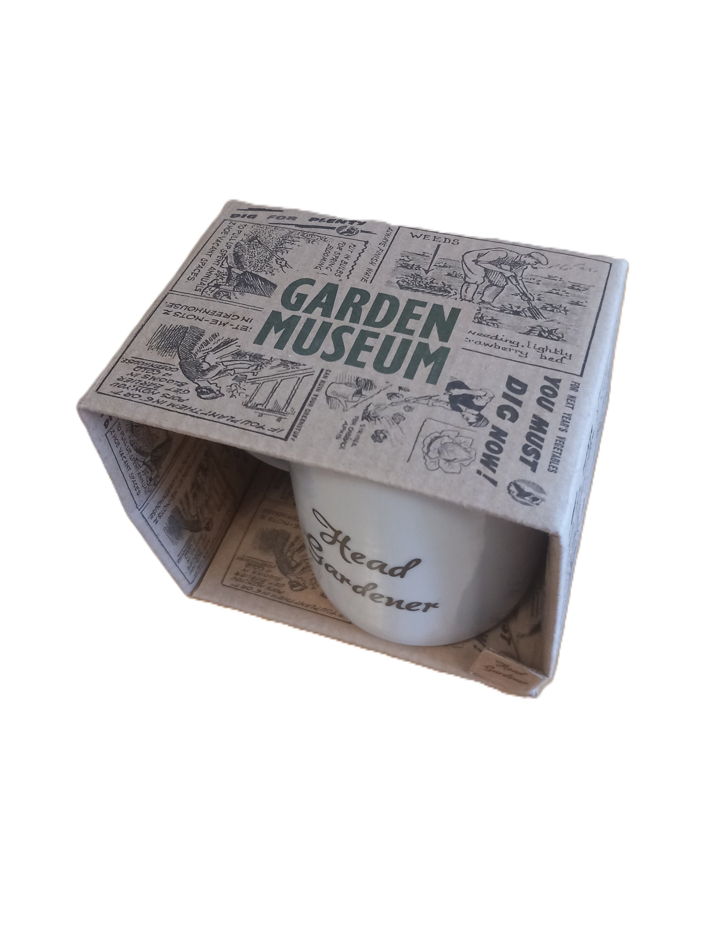 Garden Museum China Mug Head Gardener design