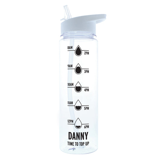 Personalised Hydration Tracker Water Bottle