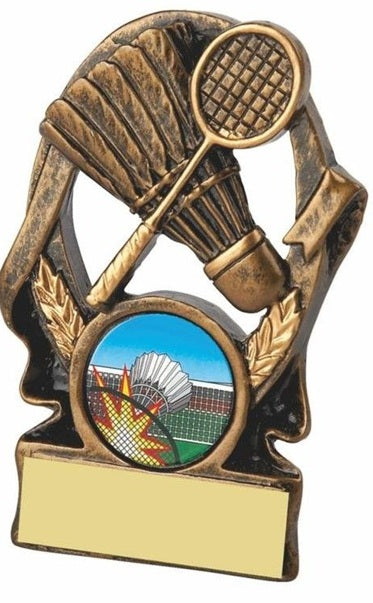 Badminton Resin Awards - 2 Sizes