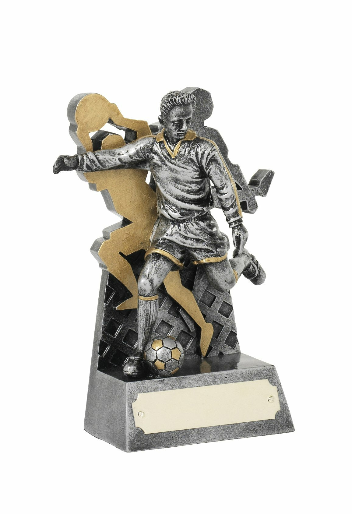 Footballer and Goalkeeper Award in resin