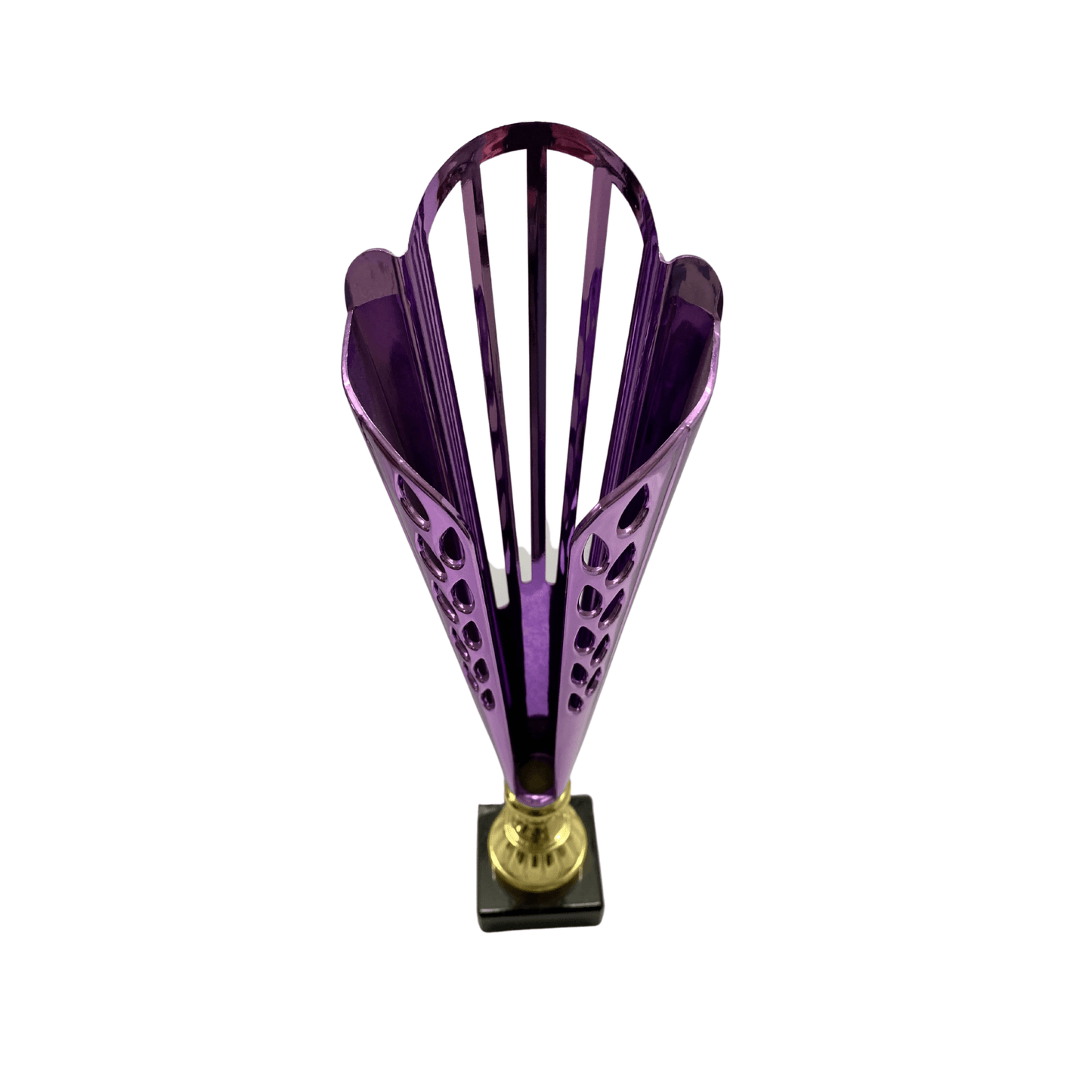 PURPLE CUP ON A BLACK MARBLE BASE