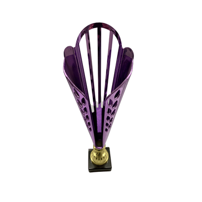 PURPLE CUP ON A BLACK MARBLE BASE