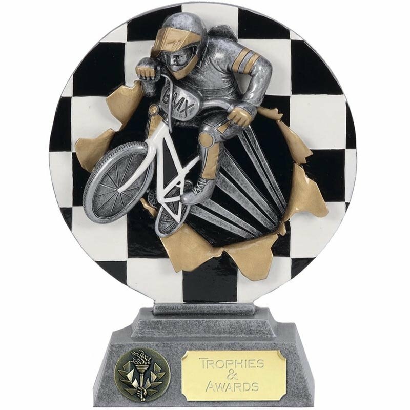 BMX 3D Xplode award in resin