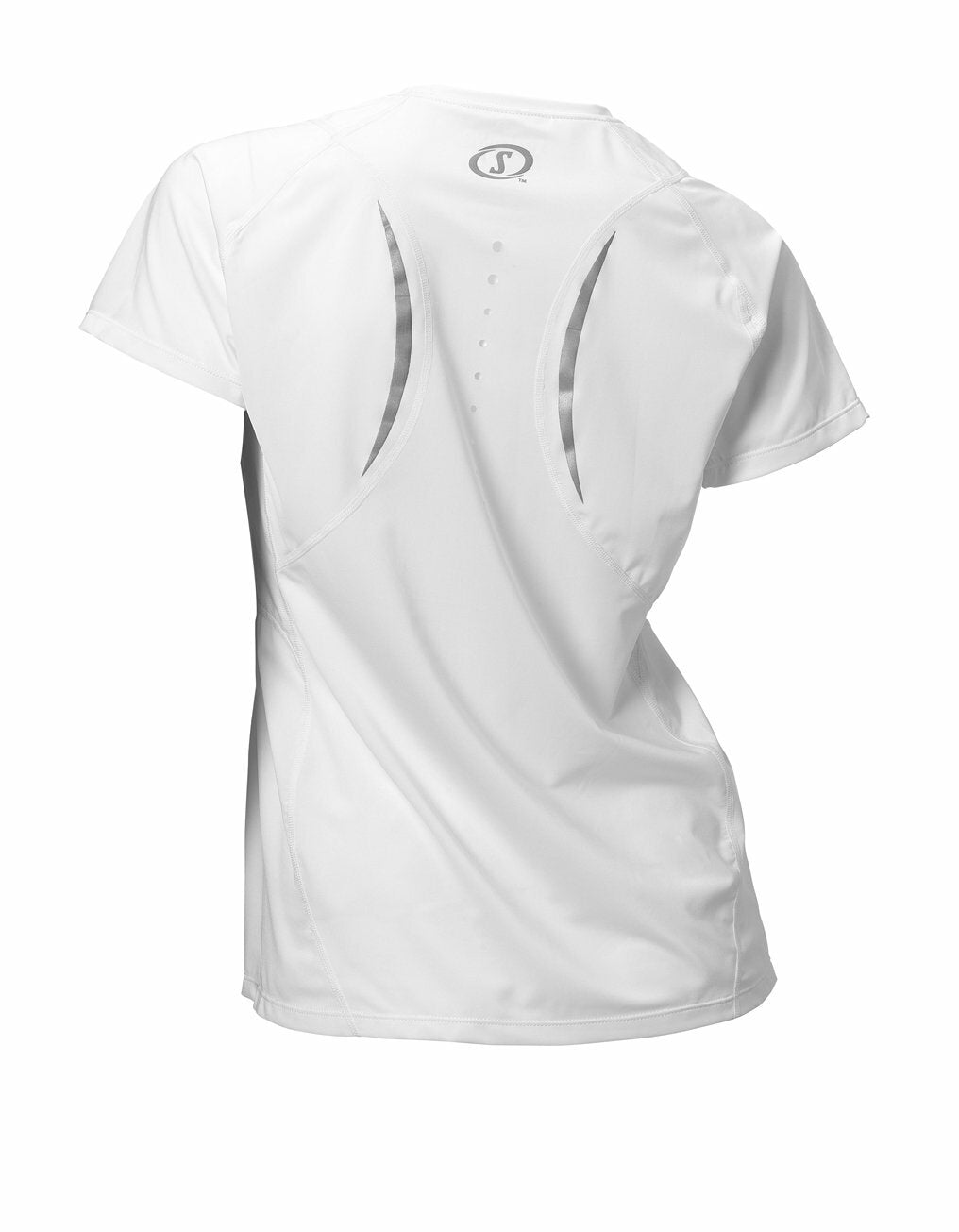 Ladies' Spalding White Endurance Tee - Small