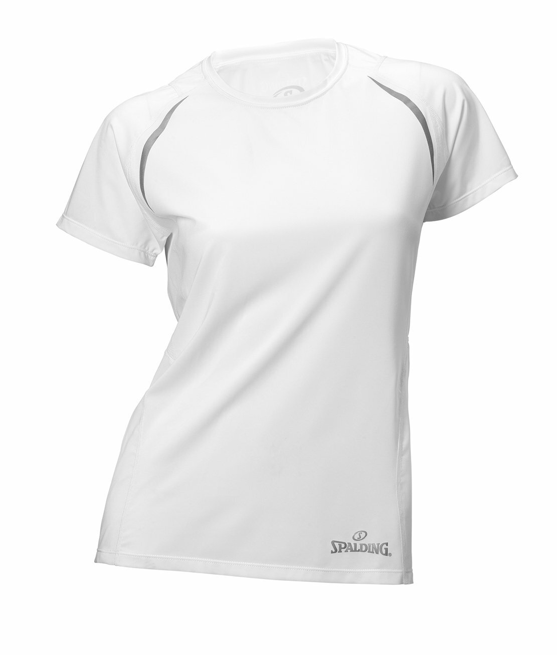 Ladies' Spalding White Endurance Tee - Small