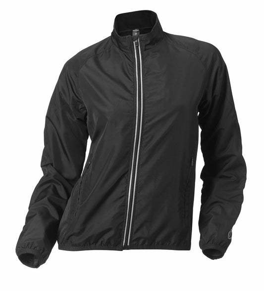 Ladies' Spalding Black Adrenaline Jacket - Small