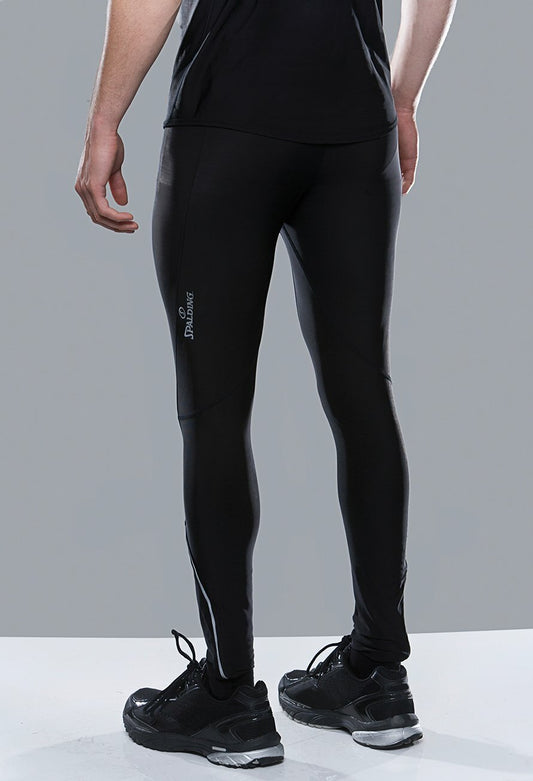 Men's Spalding Response Black Leggings Base Layer - Medium/Large