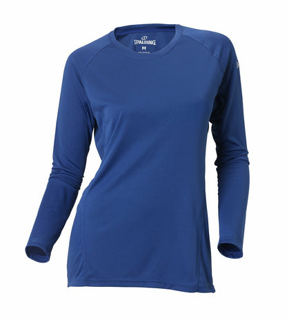 LADIES' SPALDING ESSENTIAL ROYAL BLUE LONG SLEEVE TEE