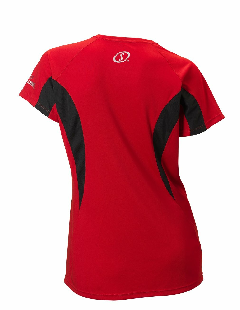 Ladies' Spalding Essential Red Tee - Medium