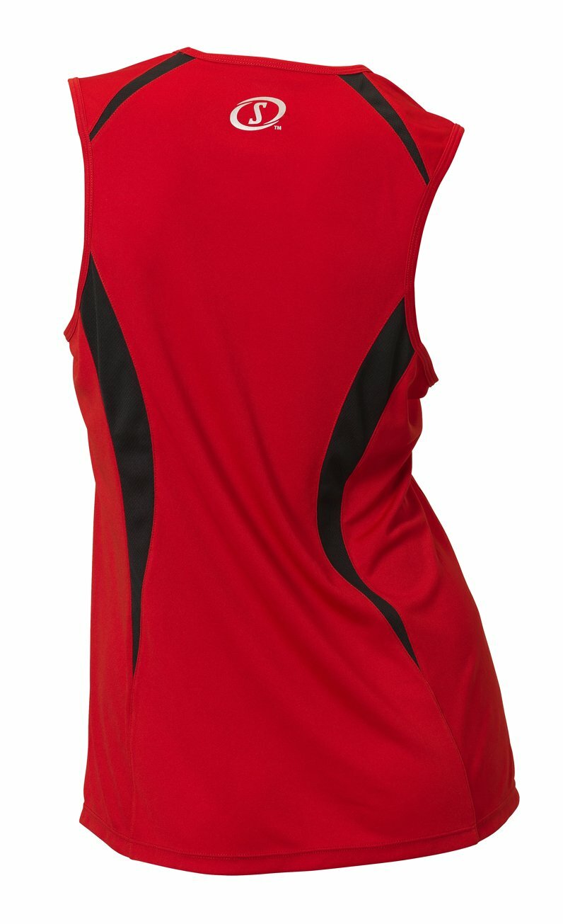 Ladies' Spalding Core Red Training Vest - Small