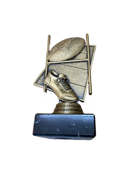 Rugby boot, posts and ball award