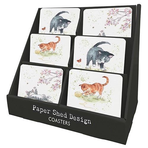Cat Design Coasters