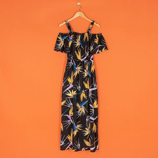 SugarLane Lauren Birds of Paradise Print Dress