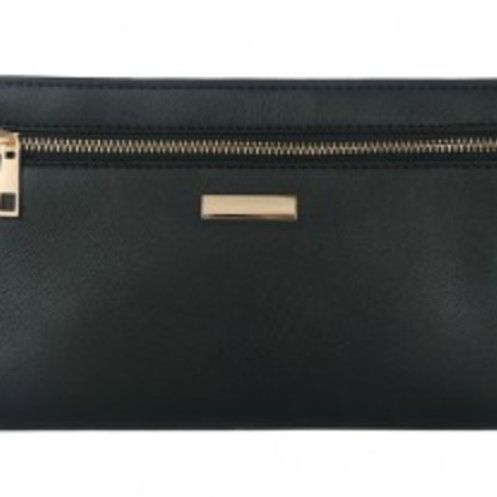 Double Zip Clutch Bag