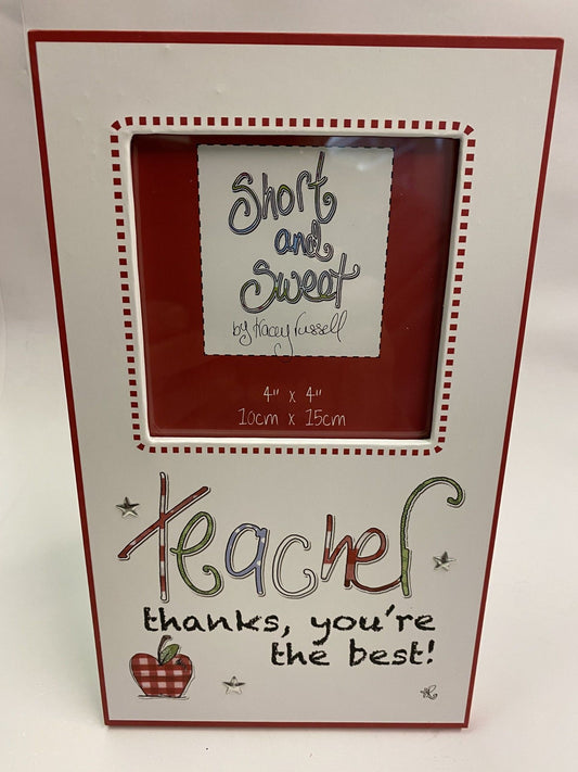 TEACHER THANKS YOU'RE THE BEST! PHOTO FRAME