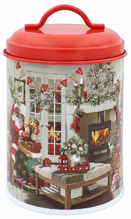 Xmas Santa Goody Tin
