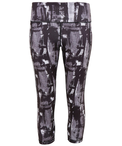 Ladies TriDri® Performance Sunset Leggings ¾ Length in Charcoal