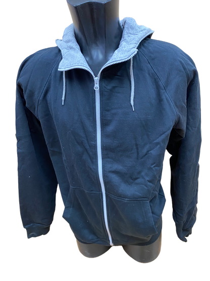 Mens  Hanes Hoodie with full zip