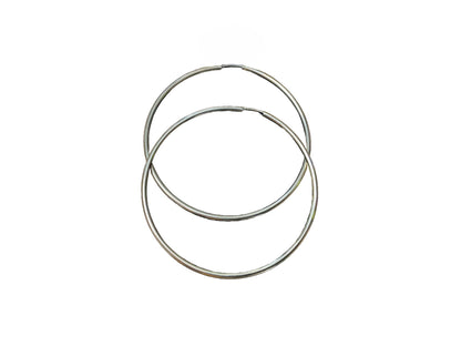 9ct Yellow Gold Classic Hoop Earrings