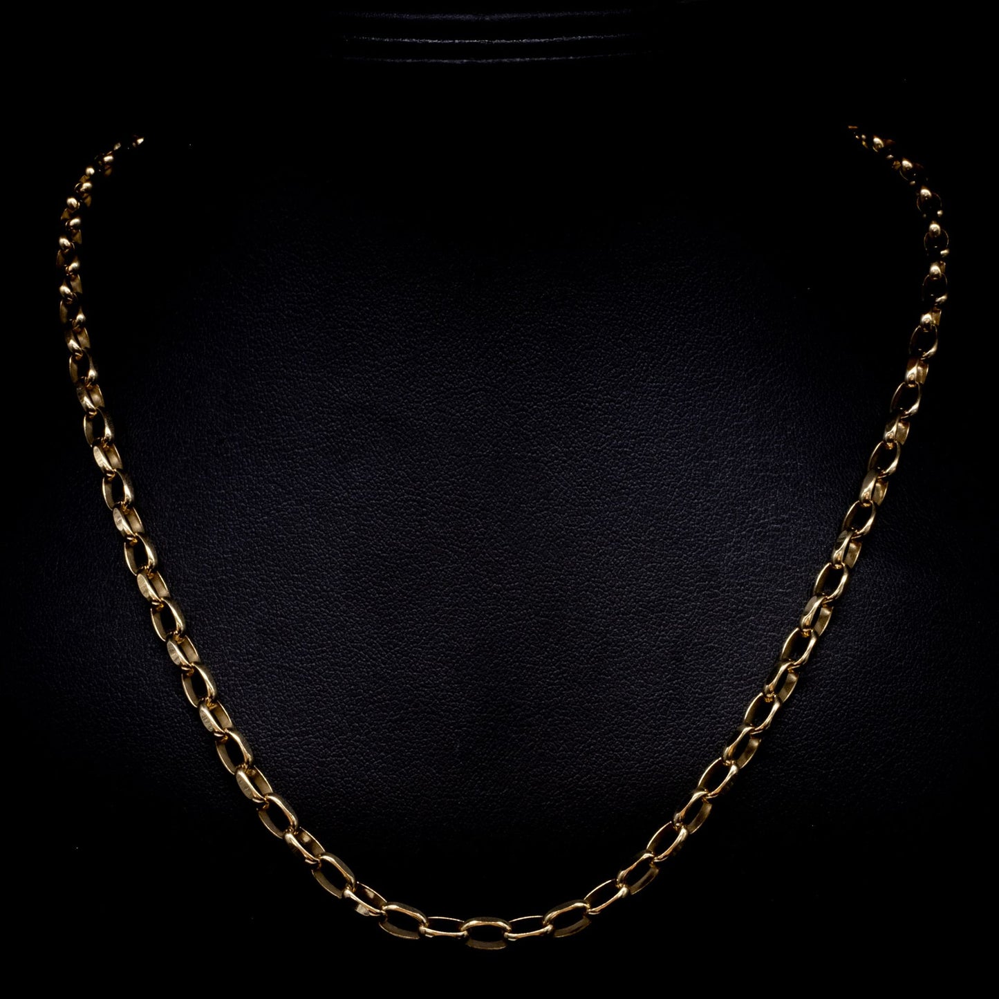 9ct Yellow Gold Belcher Design Neck Chain