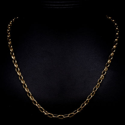 9ct Yellow Gold Belcher Design Neck Chain