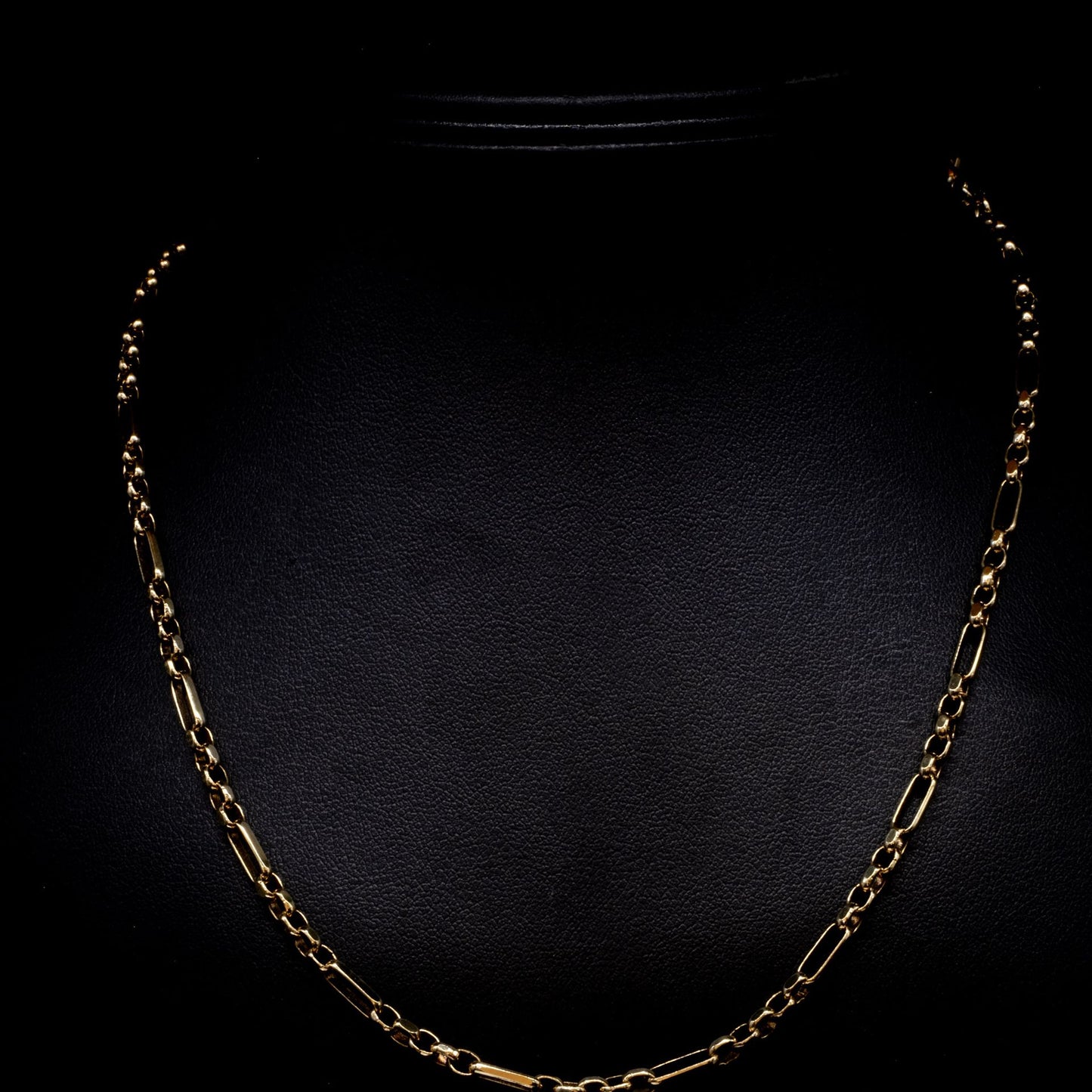 9ct Yellow Gold Figaro Design Neck Chain