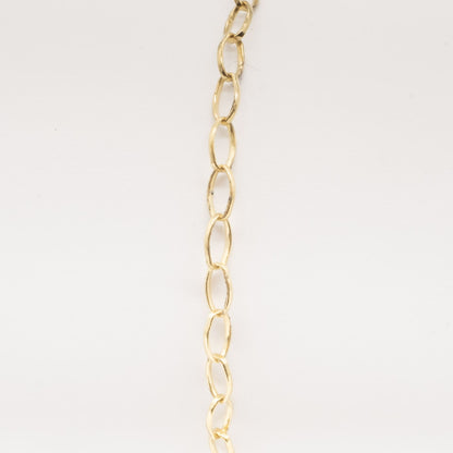 9ct yellow gold Oval Belcher Link Lightweight Bracelet