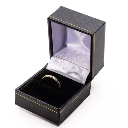 Diamond Solitaire Ring Set In 9ct Yellow Gold