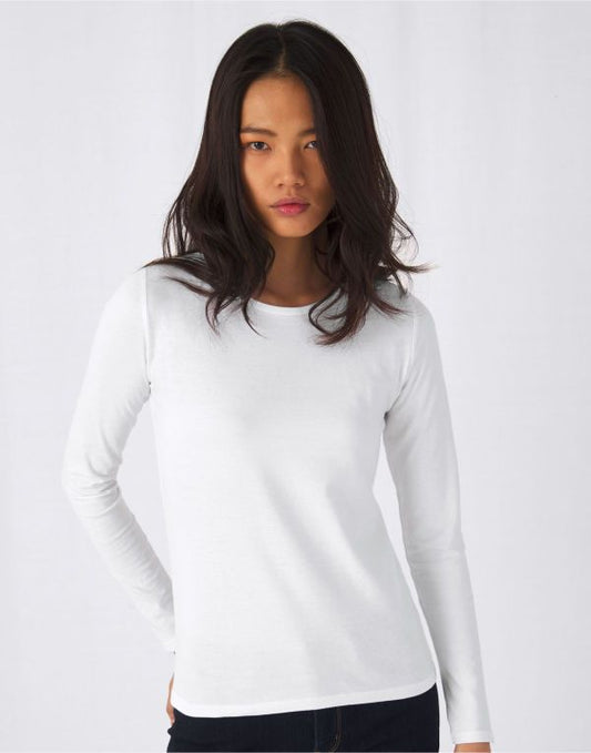 Womens Long Sleeve Heavier Weight Tee
