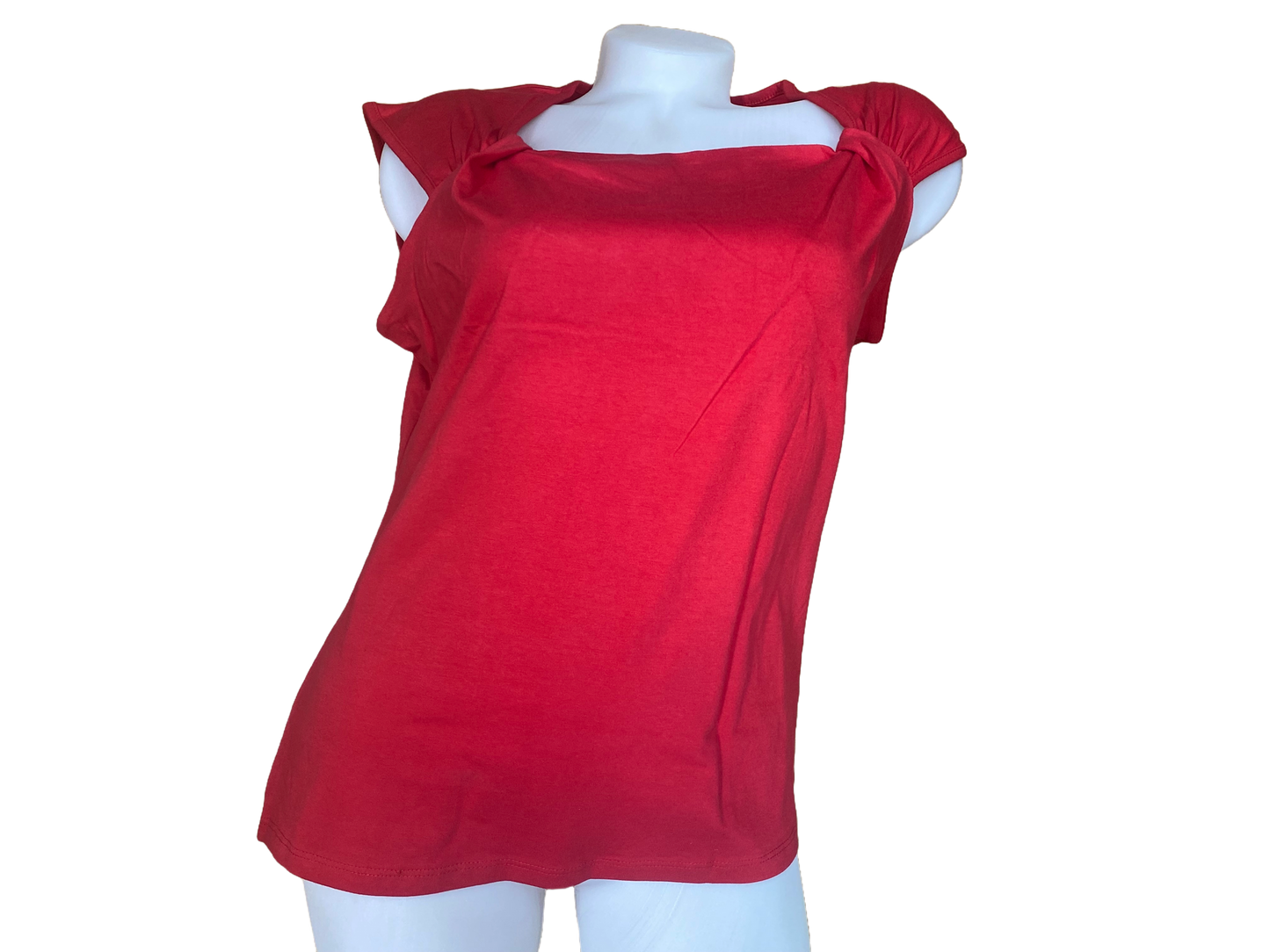 Ladies Sleeveless Kustom Kit Red Top