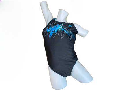 Adidas Infinitex Black & Blue swimming costume