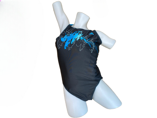 Adidas Infinitex Black & Blue swimming costume