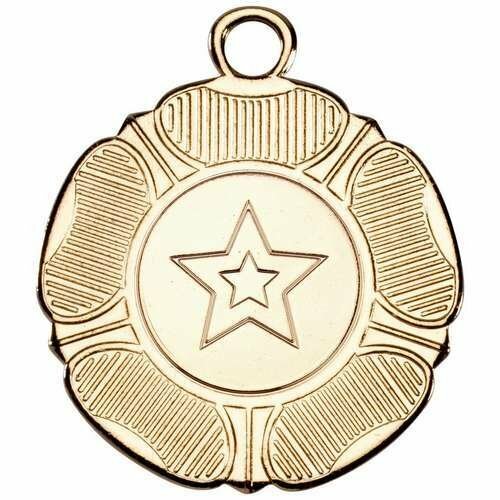 Tudor Rose Medal in Gold finish