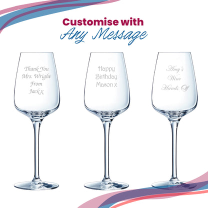 Engraved Crystal Wine Glass, Sublym Small 250ml Glass, Gift Boxed Image 5