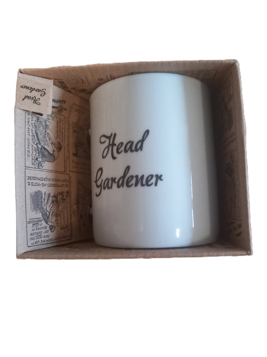 Garden Museum China Mug Head Gardener design