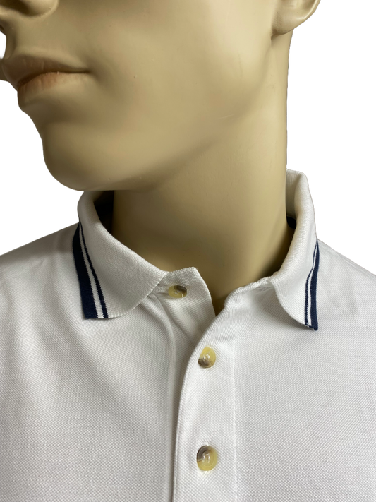 Men's White Kustom Kit Polo Shirt