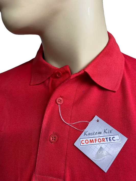 Men's Kustom Kit Red Polo Shirt