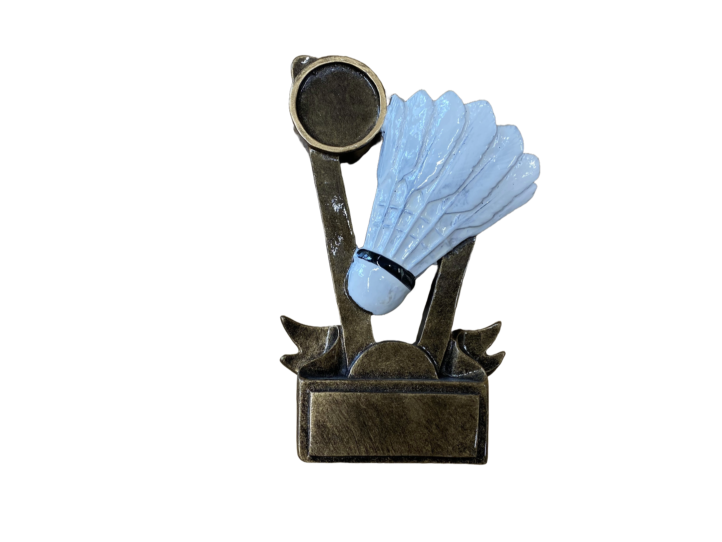 Badminton Shuttlecock Resin Awards - 3 sizes