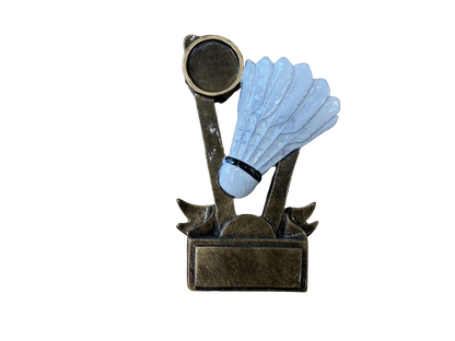 Badminton Shuttlecock Resin Awards - 3 sizes